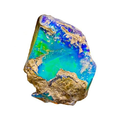 Natural Opal Rough Stone 103 Cts A Quality Multifire Ethiopians Raw gemstone for Wire Wrapping Jewelry Making